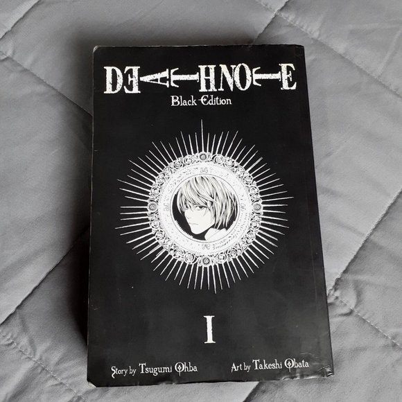 Death Note Manga Black Edition Horror Book Volume 1 Containing Volumes 1 & 2 - Picture 1 of 14